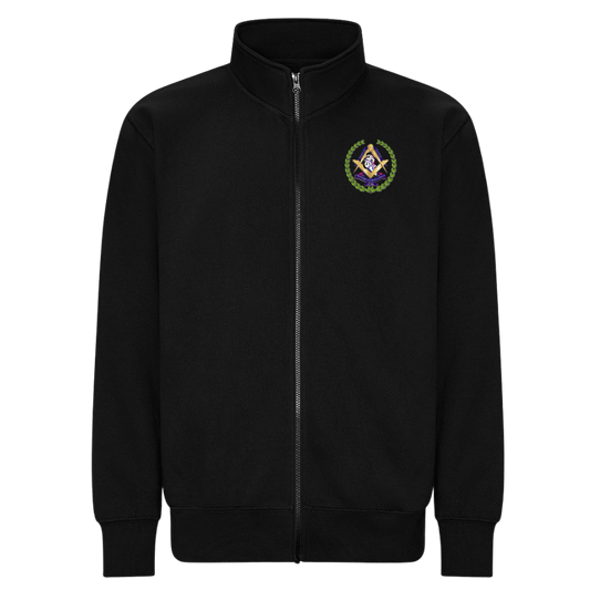 Hampshire and Isle of Wight Motorcyclists Lodge 9939 Zipped Sweater - Red Plume