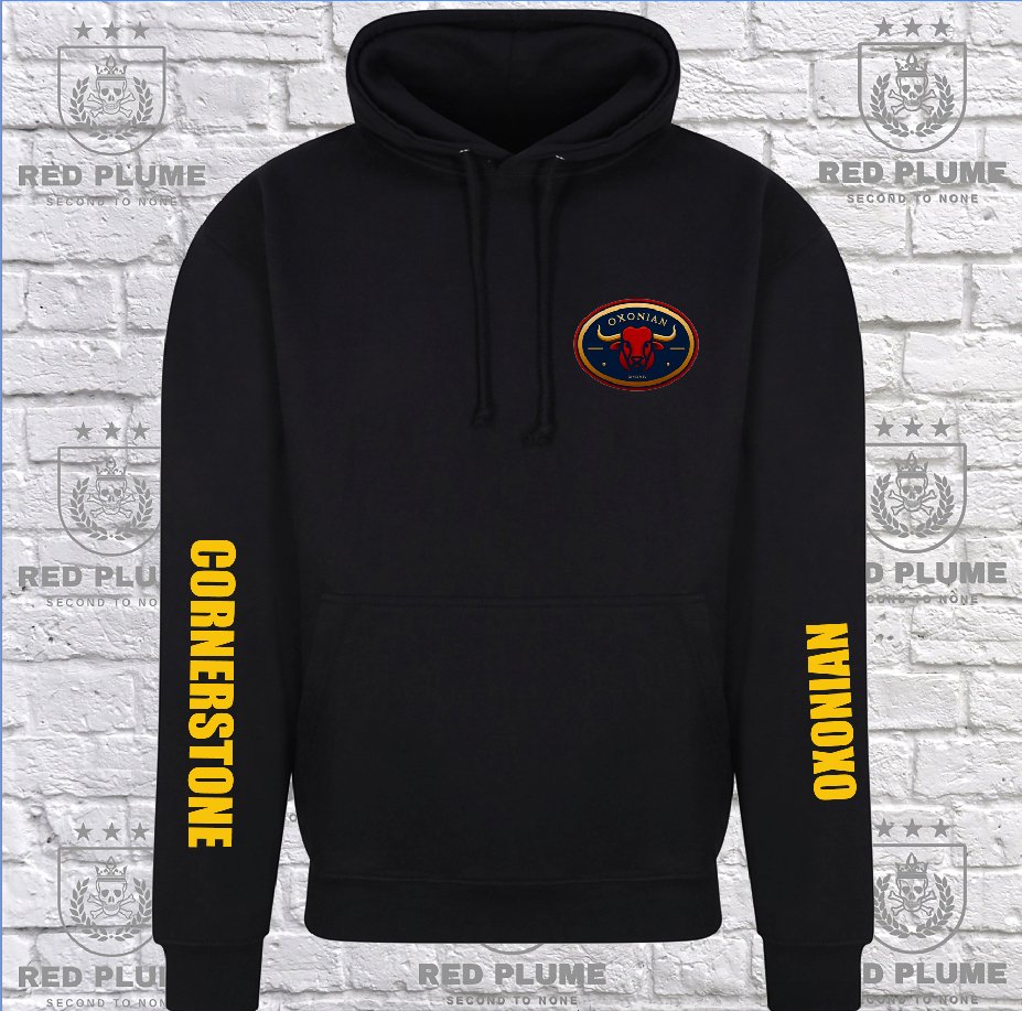 Oxonian Chapter Logo Hoodie or Zoodie - Red Plume