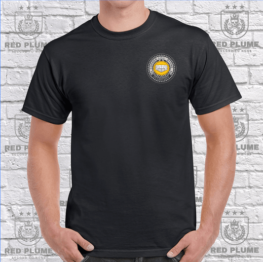 Quarrymen Cornerstone T Shirt - Red Plume