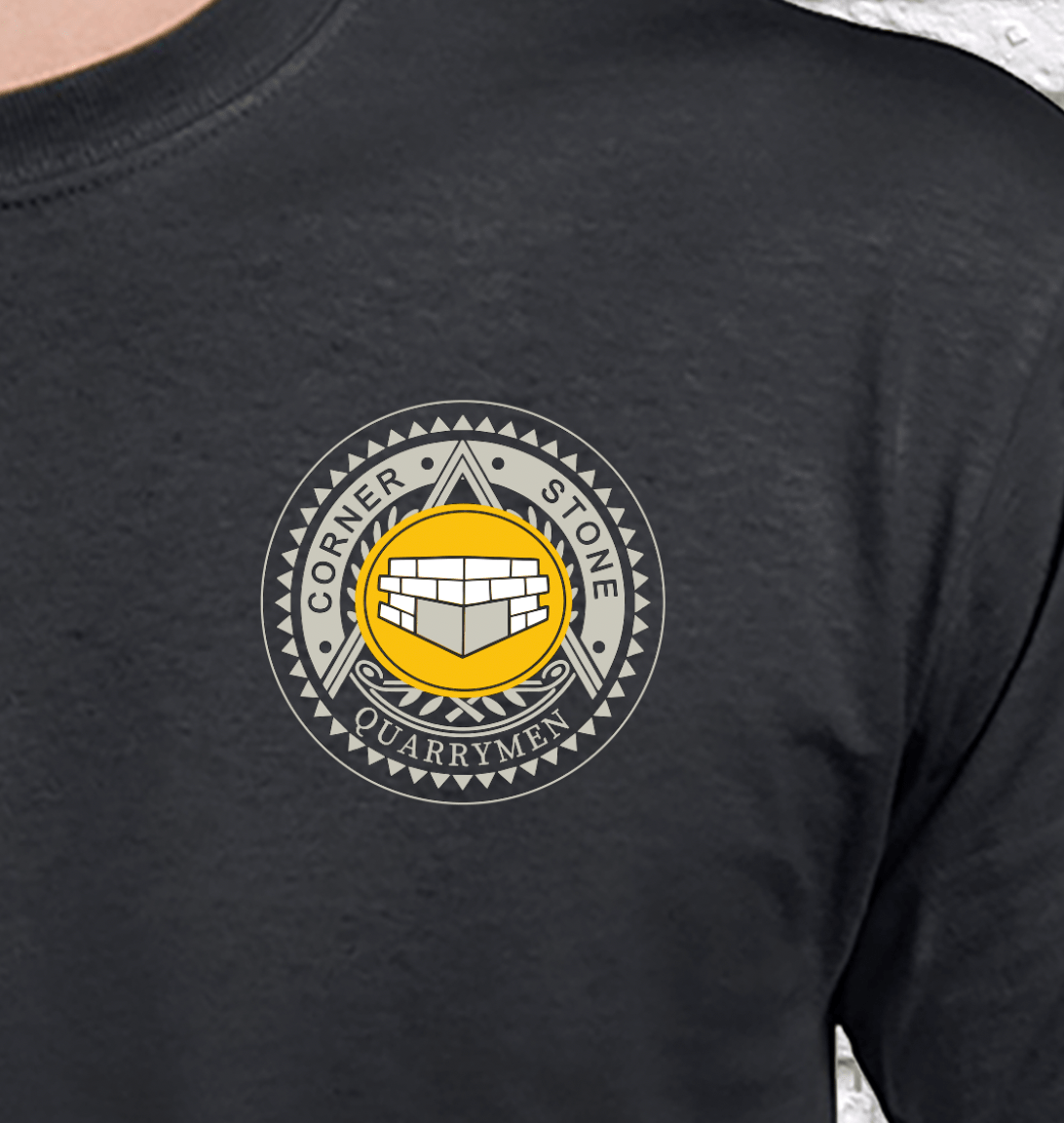 Quarrymen Cornerstone T Shirt - Red Plume