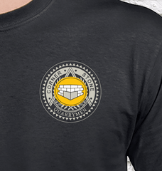 Quarrymen Cornerstone T Shirt - Red Plume