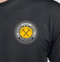 Quarrymen Widows Sons T Shirt - Red Plume