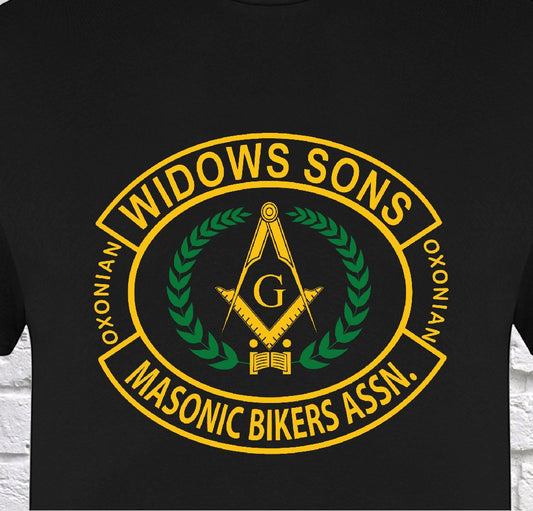 Widows Sons Chapter - Oxonian T Shirt - Red Plume