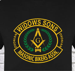 Widows Sons Chapter - Oxonian T Shirt - Red Plume
