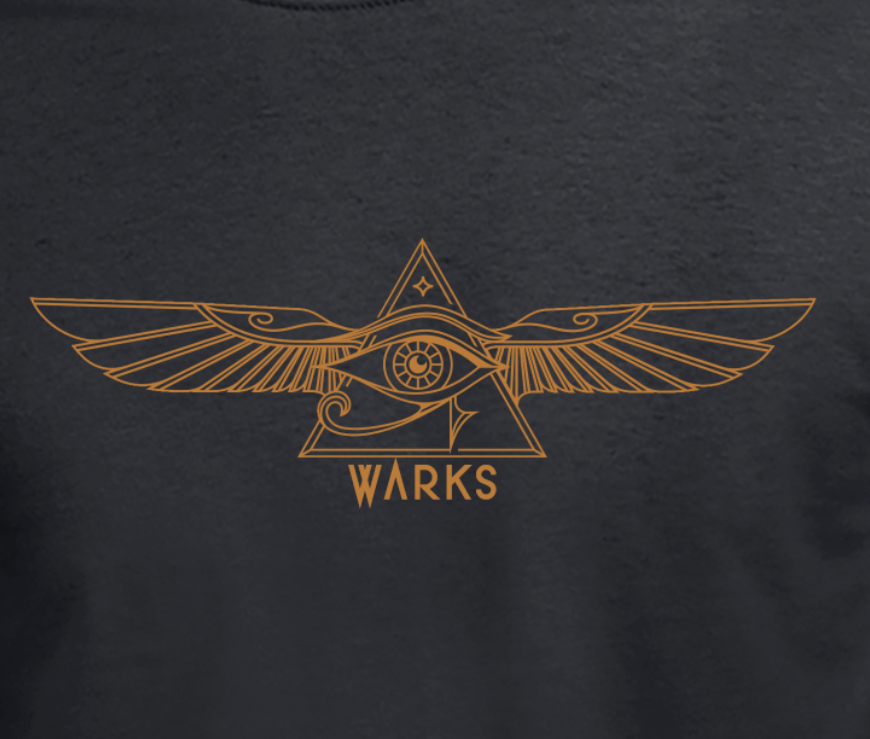 Widows Sons Eye T-Shirt & Sticker Combo - Red Plume