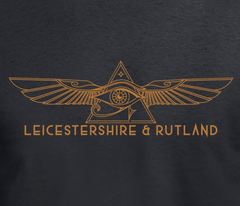 Widows Sons Eye T-Shirt & Sticker Combo - Red Plume