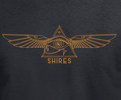 Widows Sons Eye T-Shirt & Sticker Combo - Red Plume