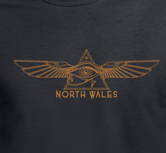 Widows Sons Eye T-Shirt & Sticker Combo - Red Plume