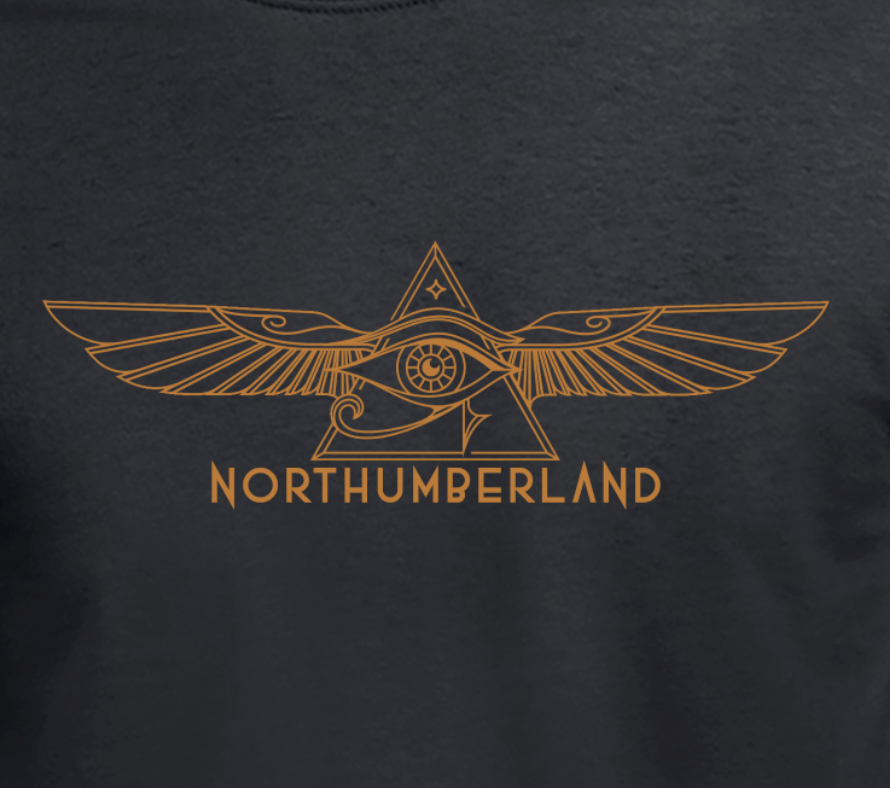 Widows Sons Eye T-Shirt & Sticker Combo - Red Plume