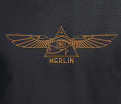 Widows Sons Eye T-Shirt & Sticker Combo - Red Plume