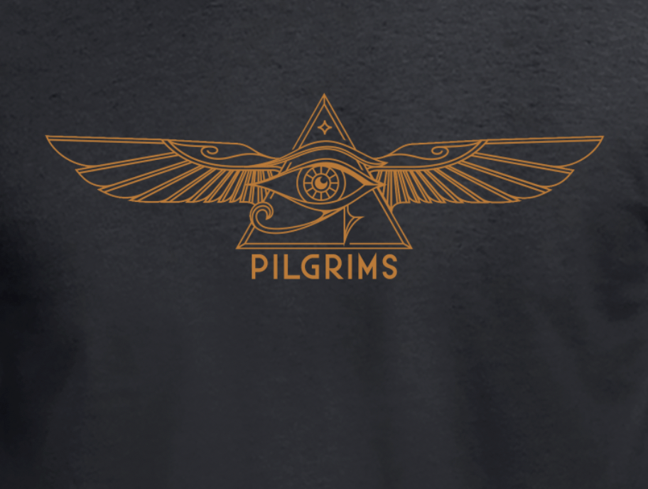 Widows Sons Eye T-Shirt & Sticker Combo - Red Plume