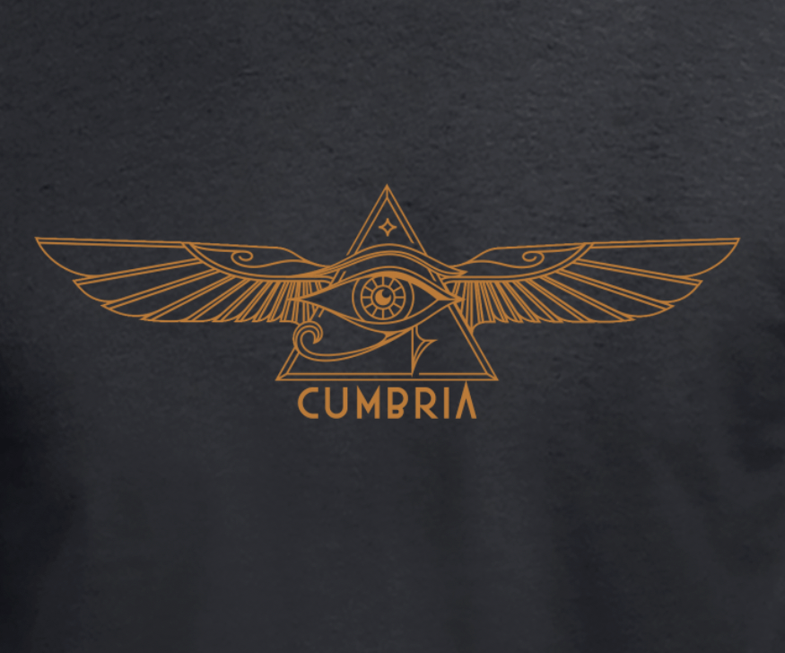 Widows Sons Eye T-Shirt & Sticker Combo - Red Plume