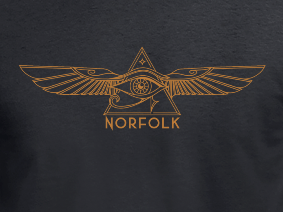 Widows Sons Eye T-Shirt & Sticker Combo - Red Plume