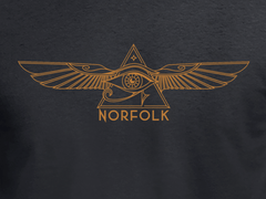 Widows Sons Eye T-Shirt & Sticker Combo - Red Plume