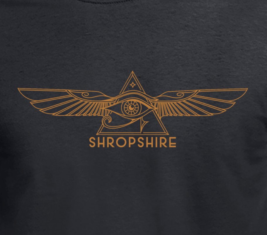 Widows Sons Eye T-Shirt & Sticker Combo - Red Plume