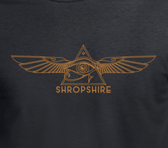 Widows Sons Eye T-Shirt & Sticker Combo - Red Plume