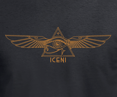 Widows Sons Eye T-Shirt & Sticker Combo - Red Plume