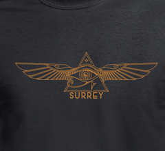 Widows Sons Eye T-Shirt & Sticker Combo - Red Plume