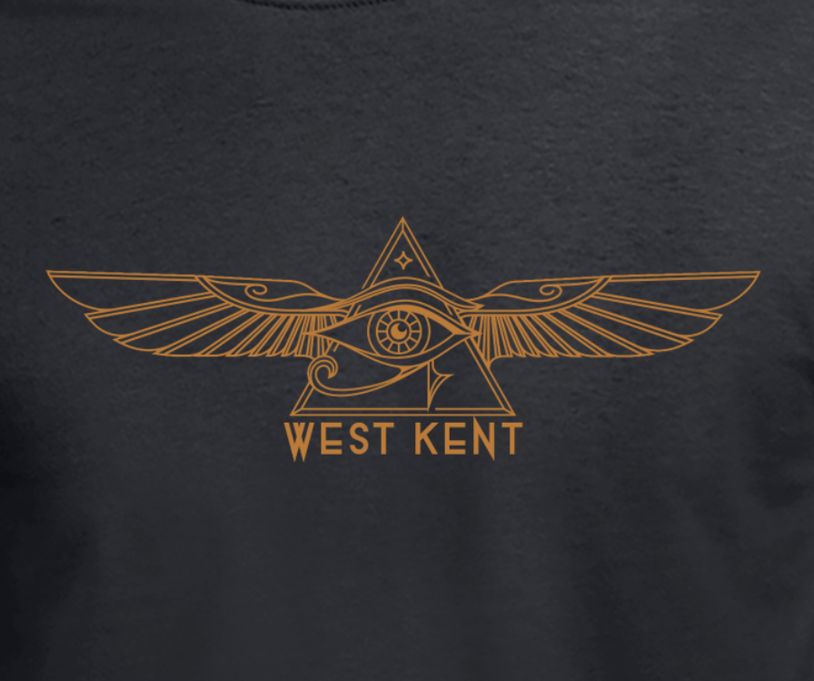 Widows Sons Eye T-Shirt & Sticker Combo - Red Plume