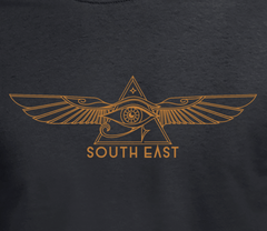 Widows Sons Eye T-Shirt & Sticker Combo - Red Plume