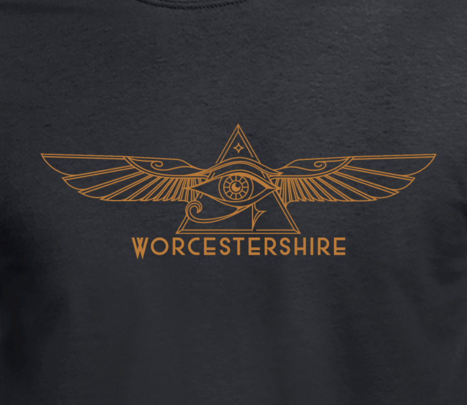 Widows Sons Eye T-Shirt & Sticker Combo - Red Plume