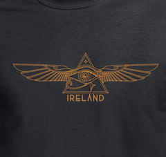 Widows Sons Eye T-Shirt & Sticker Combo - Red Plume