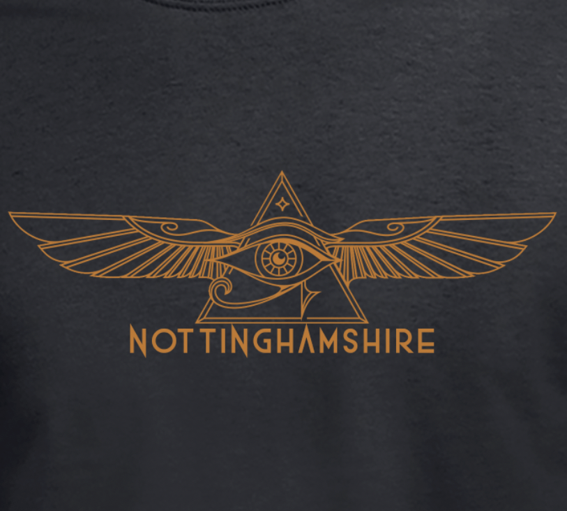 Widows Sons Eye T-Shirt & Sticker Combo - Red Plume