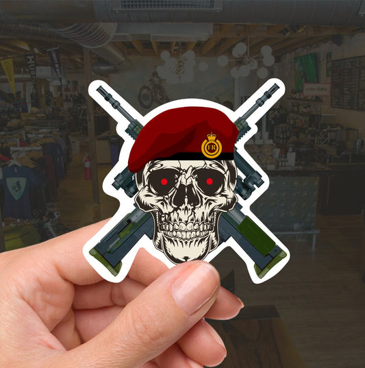 23 Parachute Engineer Regiment High-Quality Vinyl Sticker - 100mm redplume
