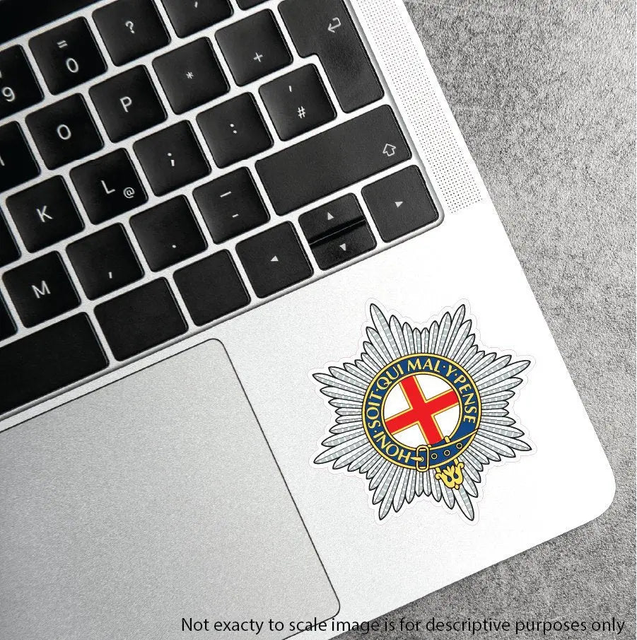 5 x Coldstream Guards Vinyl Stickers - 2x 75mm, 3x 50mm - Official MoD Reseller redplume
