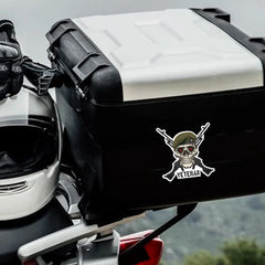 Royal Anglian Regiment Crossed GPMG High-Quality Vinyl Sticker - 100mm redplume