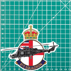 Air Fleet Arm 815 Squadron Badge Vinyl Sticker - Wildcat redplume