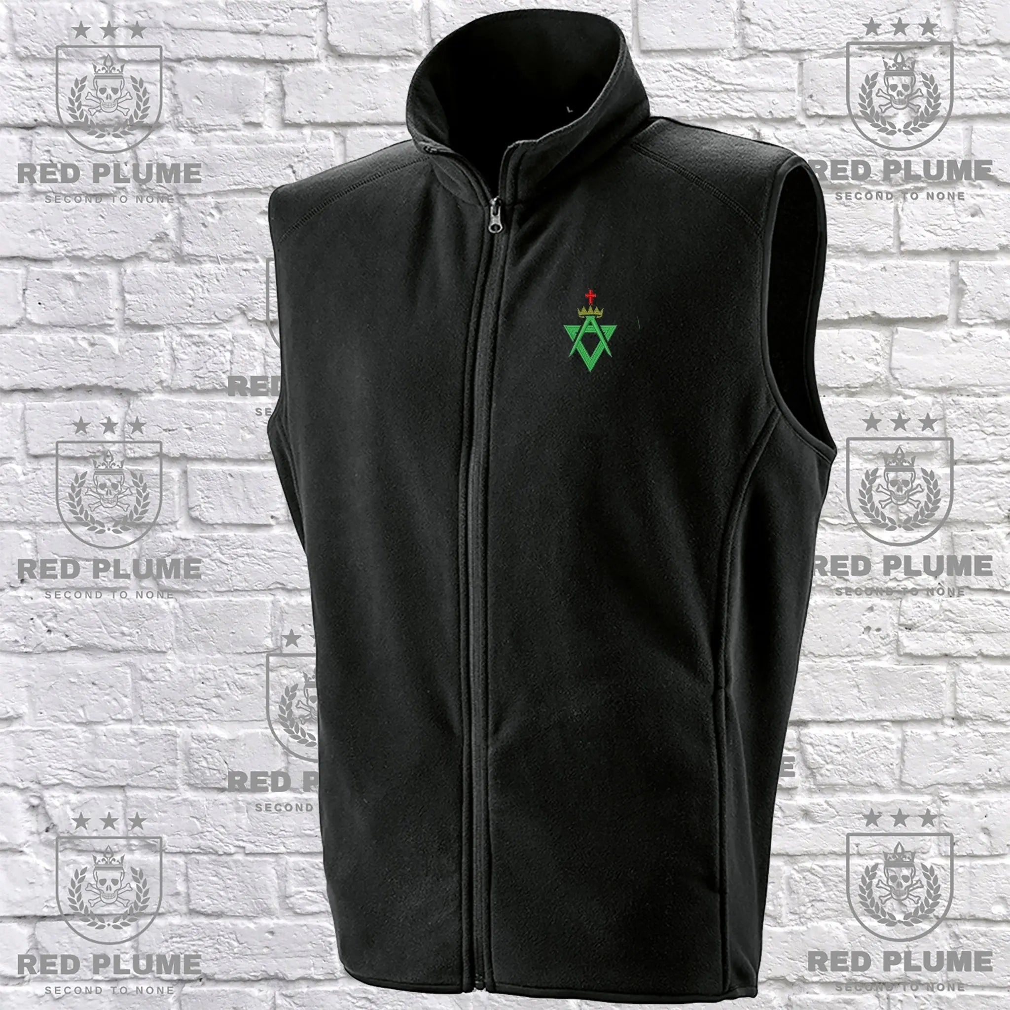 Allied Masonic Micro Fleece Gilet redplume