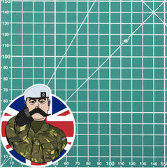 Army Air Corps AAC Vinyl Waterproof Sticker, Lord Kitchener Design redplume