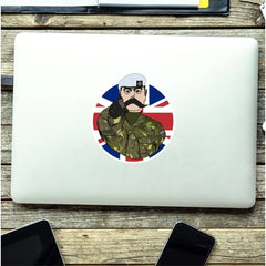 Army Air Corps AAC Vinyl Waterproof Sticker, Lord Kitchener Design redplume