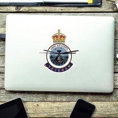 Army Air Corps Apache Veteran UV Laminated Decal redplume