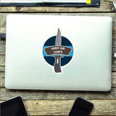 Army Air Corps Vinyl Decal, TRF Colours & Bayonet Design - 10cm redplume