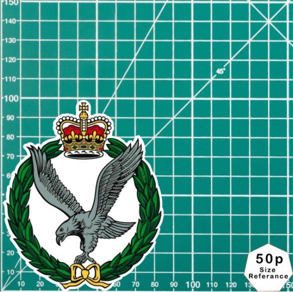 Army Air Corps Waterproof Vinyl Stickers old style - FREE SHIPPING redplume