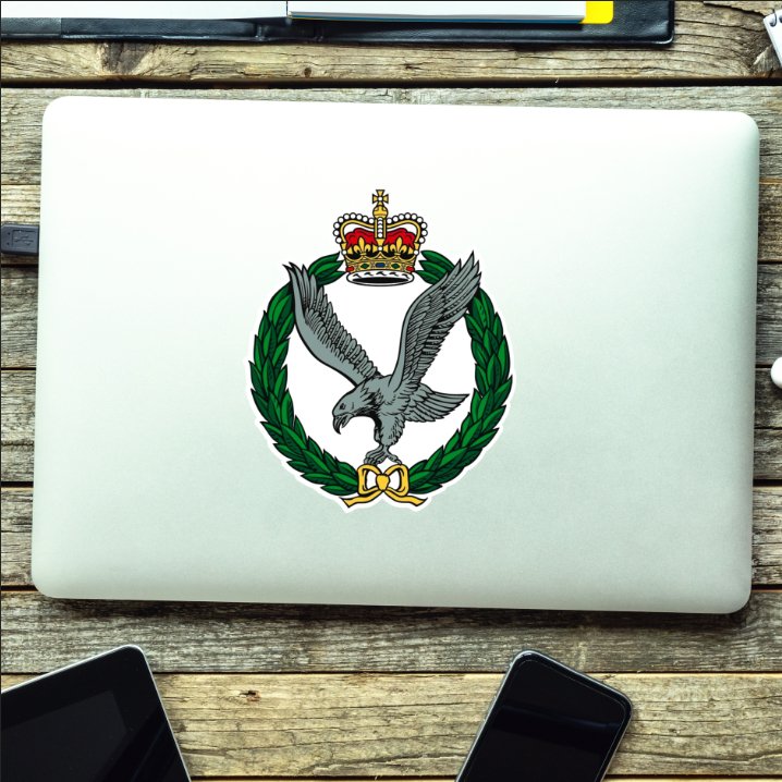 Army Air Corps Waterproof Vinyl Stickers old style - FREE SHIPPING redplume