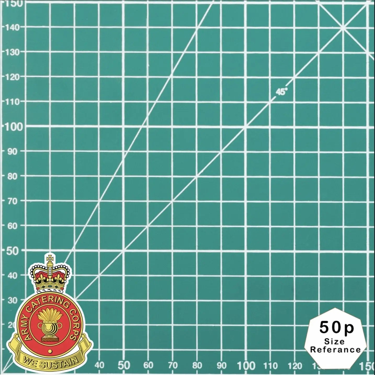 Army Catering Corps ACC Vinyl Stickers old badge - Official MoD Reseller redplume