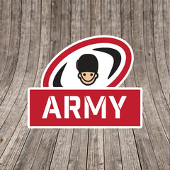 Army Navy Sticker High-Quality Laminated Vinyl Sticker 100mm Wide FREE SHIPPING redplume