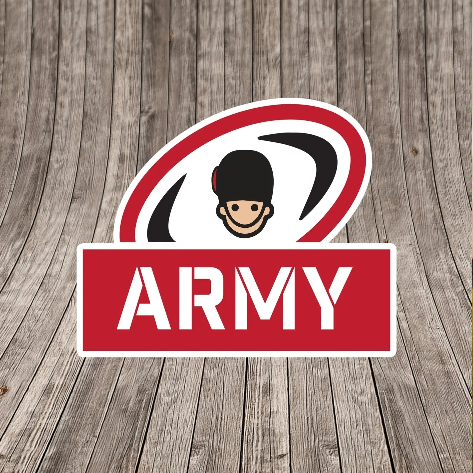 Army Navy Sticker High-Quality Laminated Vinyl Sticker 100mm Wide FREE SHIPPING redplume