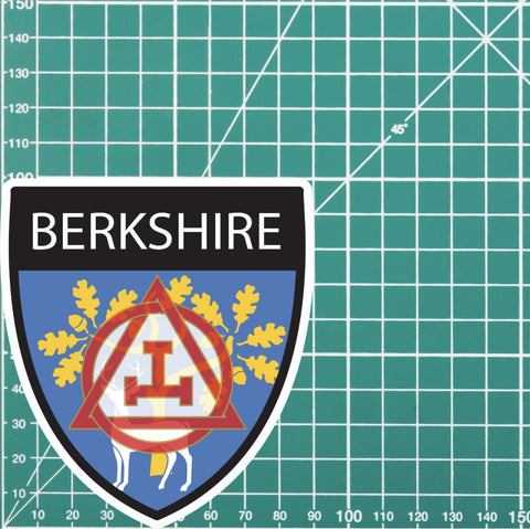 Berkshire Masonic Holy Royal Arch Shield Sticker redplume