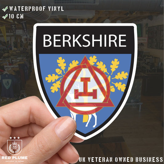 Berkshire Masonic Holy Royal Arch Shield Sticker redplume