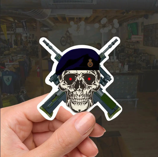 Blues and Royals High-Quality Vinyl Sticker - 100mm redplume