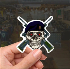 Blues and Royals High-Quality Vinyl Sticker - 100mm redplume