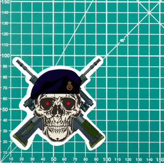 Blues and Royals High-Quality Vinyl Sticker - 100mm redplume