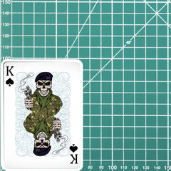 Blues and Royals King of Spades Waterproof Vinyl Sticker/Decal 10cm redplume