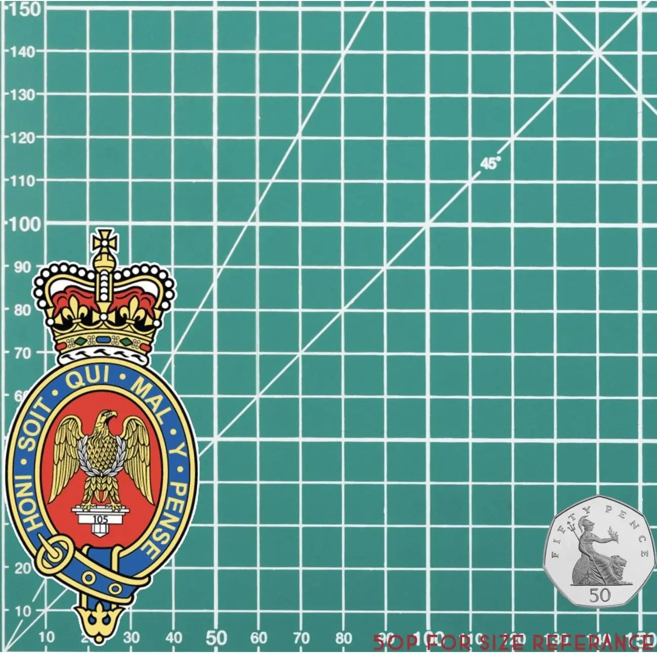 Blues and Royals Waterproof Vinyl Stickers - Official MoD Reseller redplume