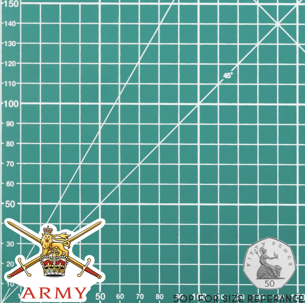 British Army Logo Waterproof Vinyl Stickers redplume