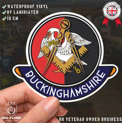 Buckinghamshire Masonic Car Sticker | UV Laminated redplume